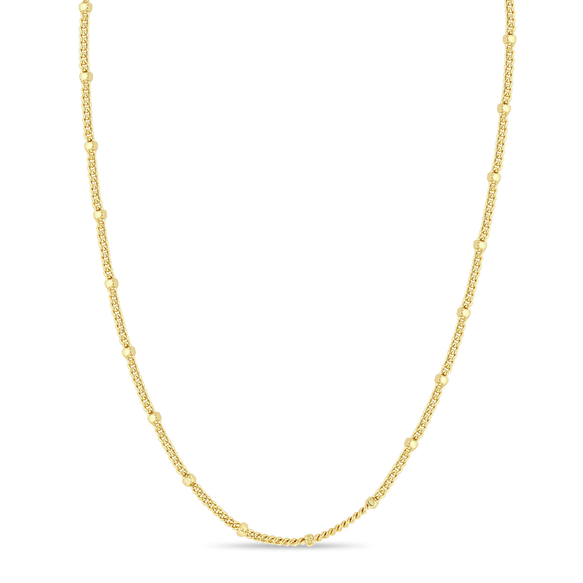 Ritzy Couture DeLuxe Luxury Necklace Chains For Charms - Fine Silver Plating