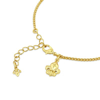 Jack O' Lantern Halloween Enhancer Charm by Ritzy Couture DeLuxe -18k Gold Plate