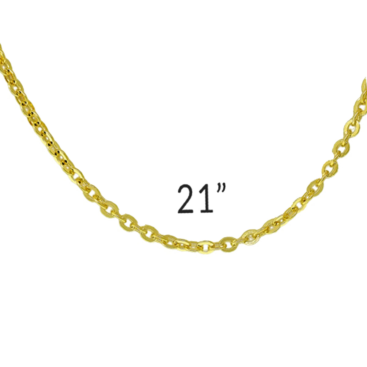 Ritzy Couture DeLuxe Luxury Necklace Chains For Charms - Fine Silver Plating
