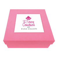 Ritzy Couture Love Heart & Arrow Pink Dangle Rings (Silvertone)