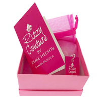 Ritzy Couture Chinese Take Out Food Container & Chopsticks Drop Dangle Post Earrings (Goldtone)