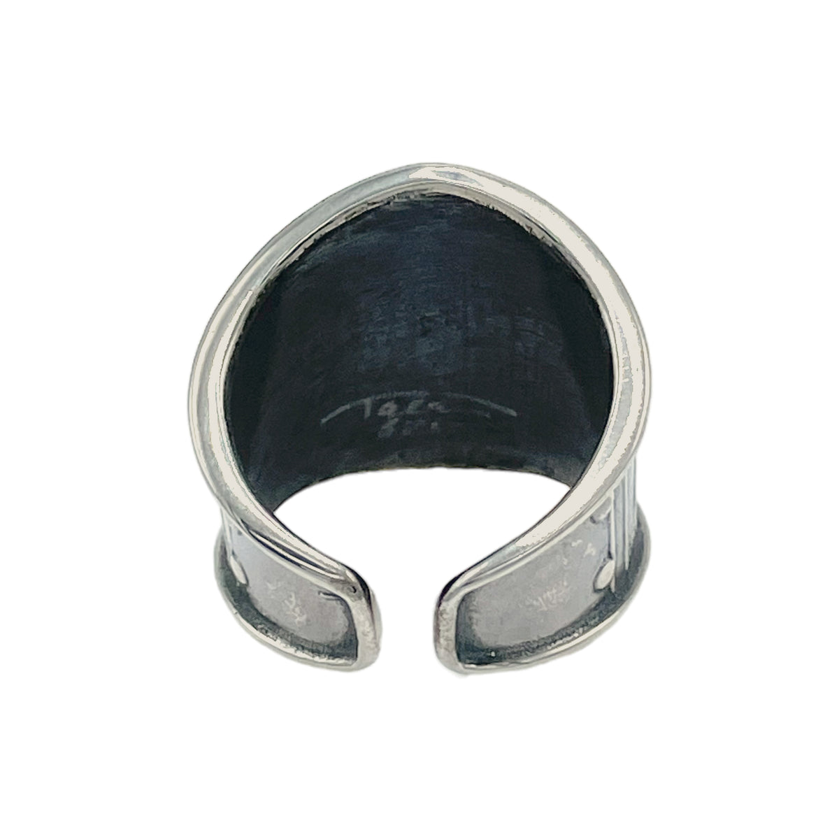 Tabra Jewelry 925 Sterling Silver Ancient Geometry Embossed Ring Size 6, OOK531