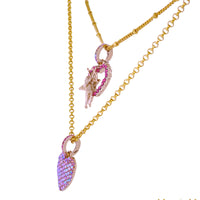 Cupid"s Love Rose Heart Enhancer Charm