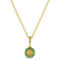 Green Christmas Ornament Enhancer Charm by Ritzy Couture