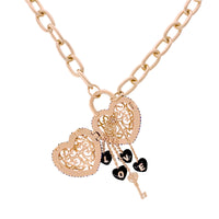 Jet AB "Locket Full of Love" Pendant by Ritzy Couture