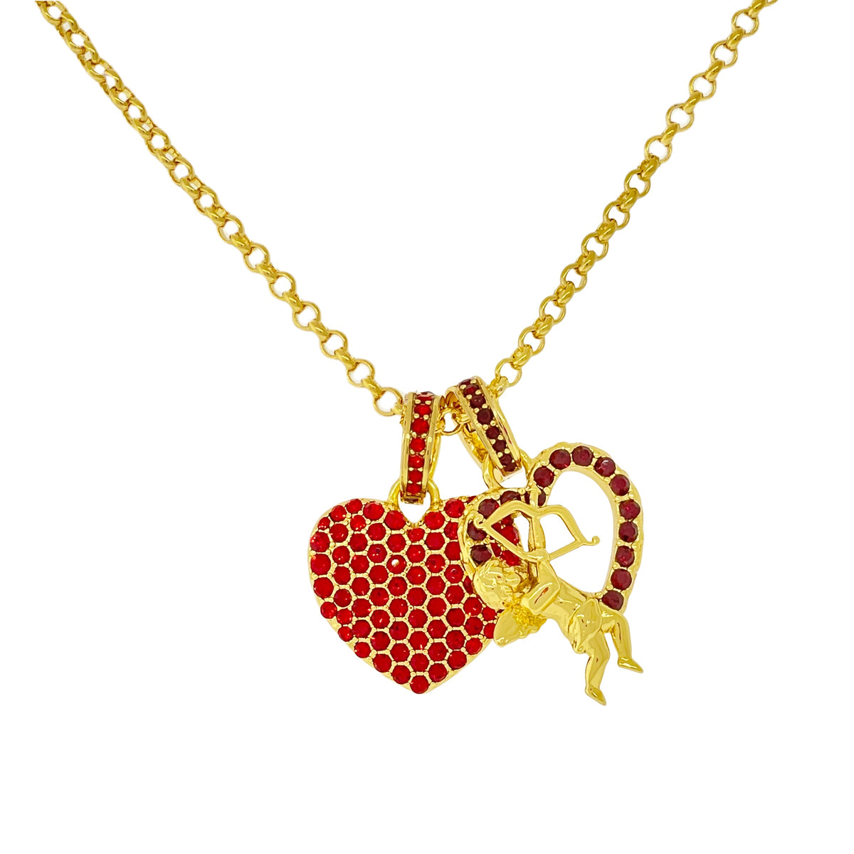 Cupid’s Love Red Heart Enhancer Charm