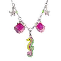 By The Sea Charm 16" Pastel Necklace by Ritzy Couture