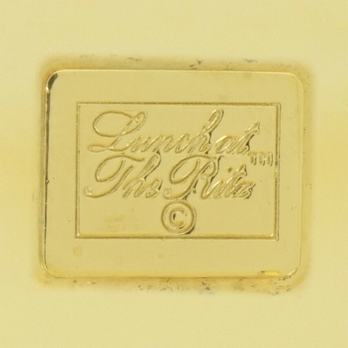 Lunch at The Ritz Bulldog Dog Lover Pin and Pendant Jewelry – 22k Gold Plating