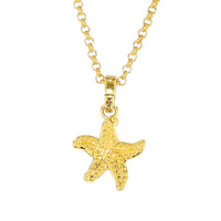 Topaz Crystal Starfish Enhancer Charm