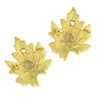Fall Foliage Multicolor Maple Leaf Pin Pendant by Ritzy Couture