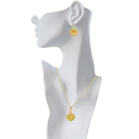 Scallop Sea Shell Pearl Enhancer Charm by Ritzy Couture DeLuxe -18k Gold Plating