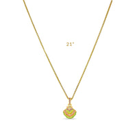Scallop Sea Shell Pearl Enhancer Charm by Ritzy Couture DeLuxe -18k Gold Plating