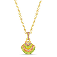 Scallop Sea Shell Pearl Enhancer Charm by Ritzy Couture DeLuxe -18k Gold Plating