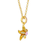 Topaz Crystal Starfish Enhancer Charm