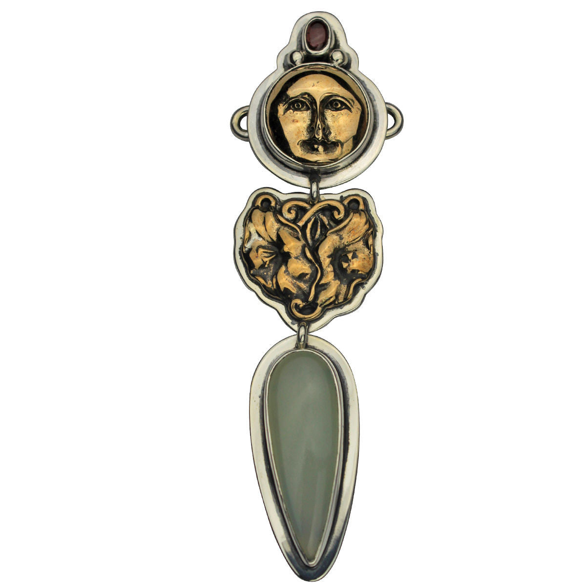 Tabra Charm Jewelry | Moon Flowers Connector Charm
