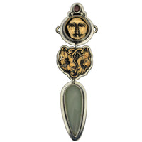 Tabra Charm Jewelry | Moon Flowers Connector Charm