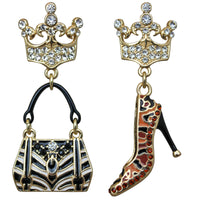 Purse and Shoe Shopping Accessories Jewelry Earrings