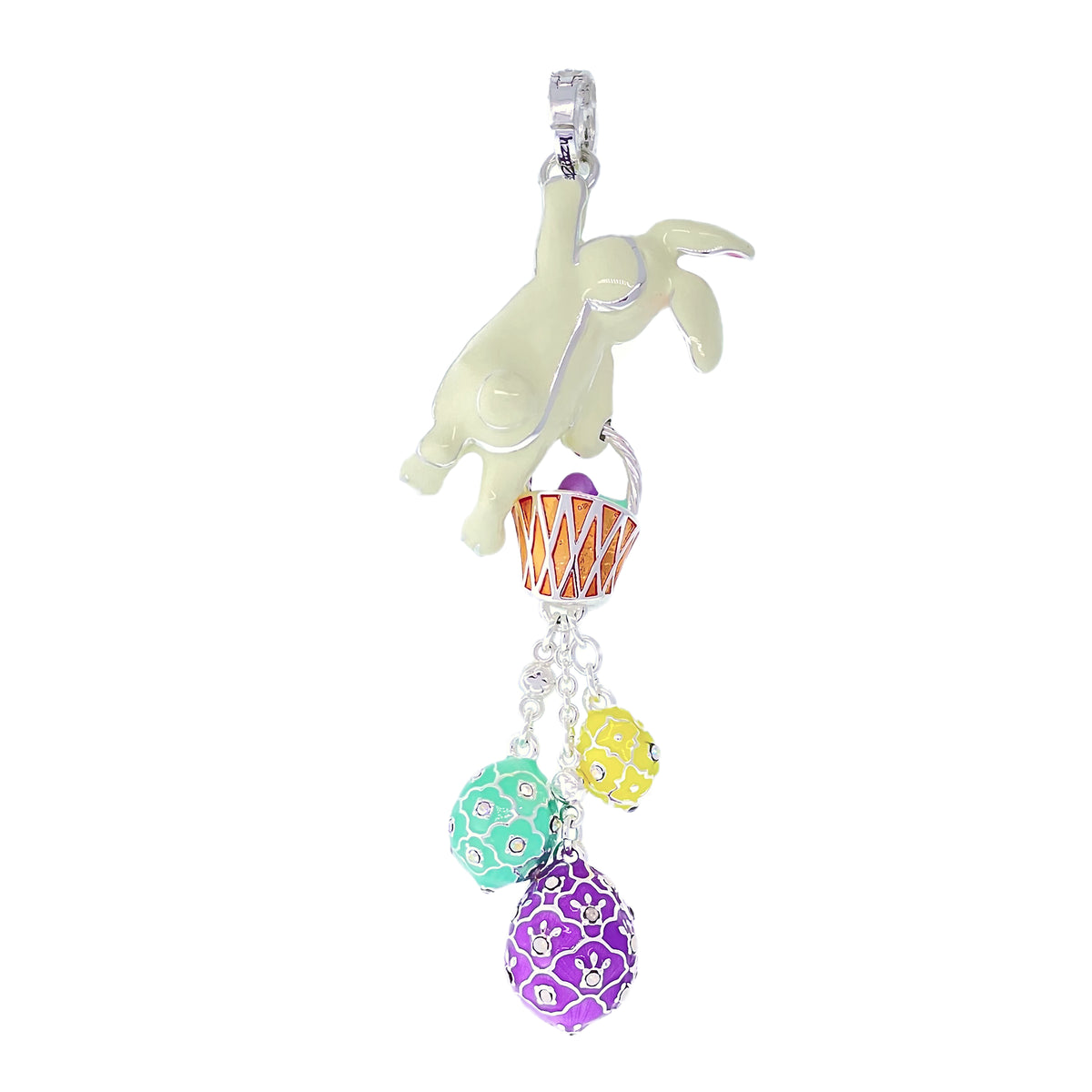Adorable Easter Bunny Basket Necklace
