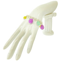 Easter Parade Egg Hunt Pastel Bracelet-Fine Silver Plating