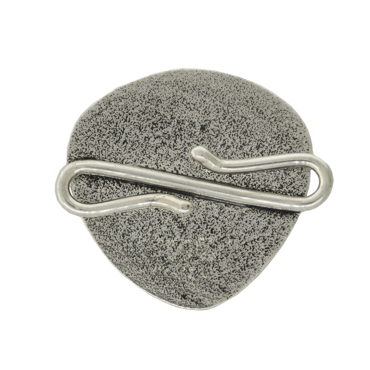 Tabra Jewelry - Silver Red Jasper Connector Charm - Back Side