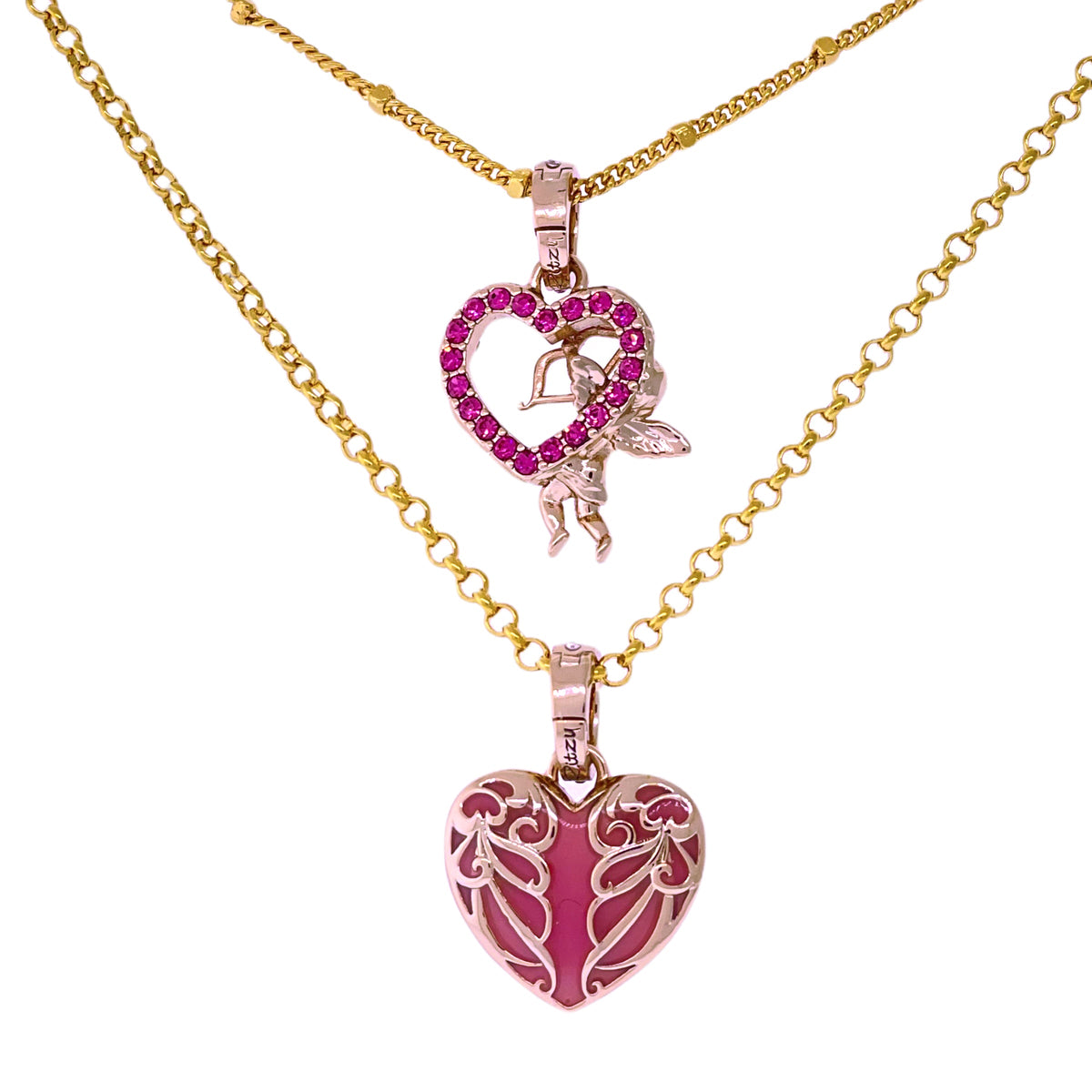 Cupid"s Love Rose Heart Enhancer Charm