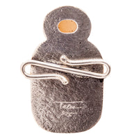 Tabra Jewelry - Snake Skin Agate Connector Charm - Back Side