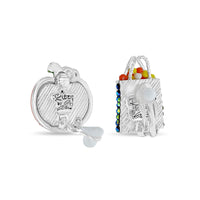 Trick or Treat Pumpkin Halloween Earrings-Ritzy Couture