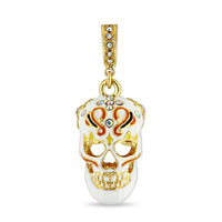 Halloween Sugar Skull Enhancer Charm by Ritzy Couture