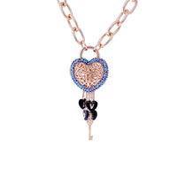 Jet AB "Locket Full of Love" Pendant by Ritzy Couture