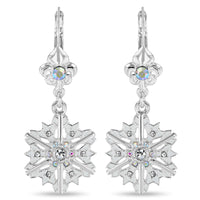 Winter Snowflake Dangle Earrings | Snowflake Earrings