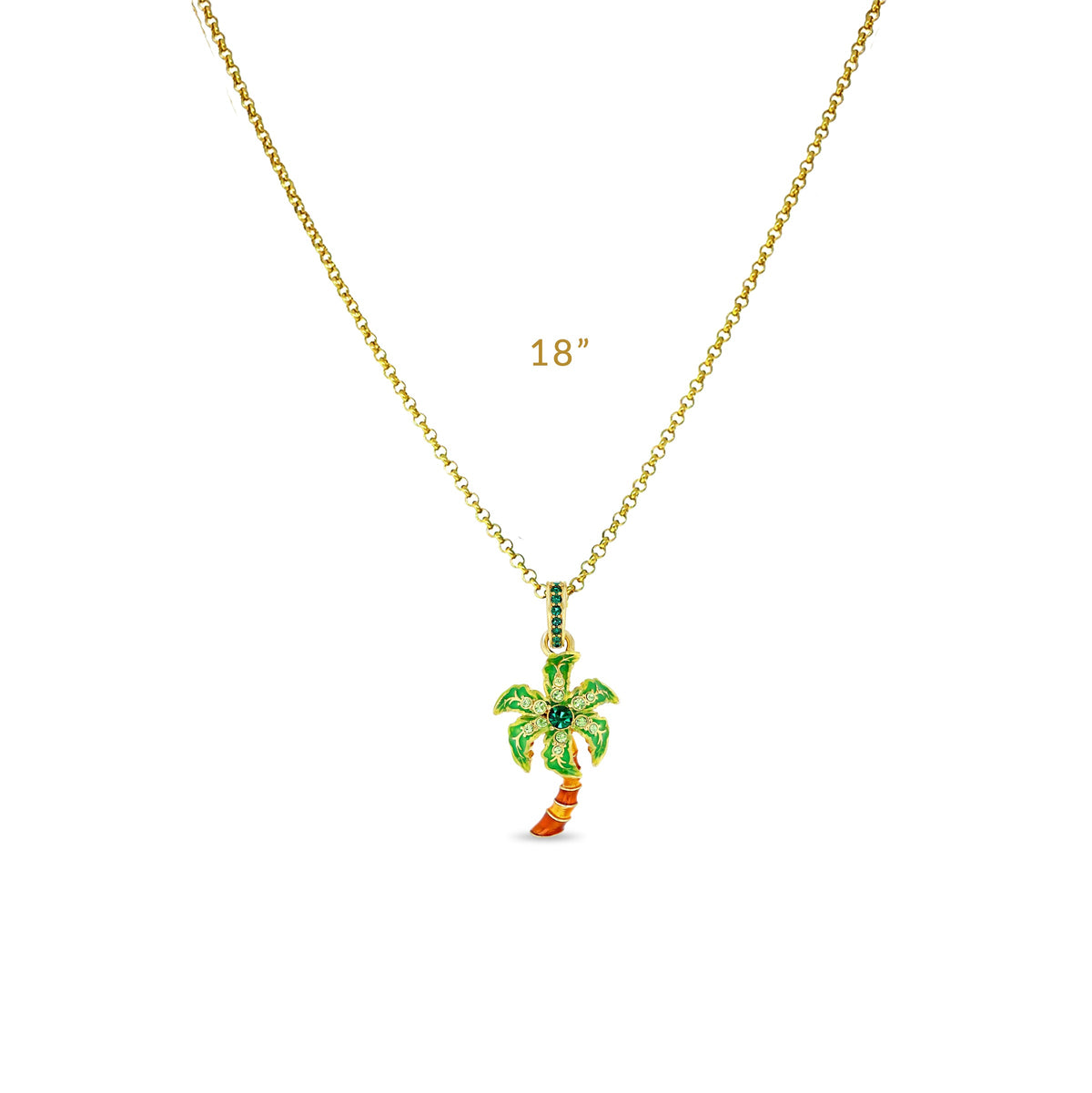 Tropical Breeze Palm Tree Enhancer Charm by Ritzy Couture
