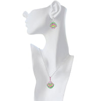 Scallop Sea Shell Pearl Enhancer Charm by Ritzy Couture DeLuxe-Fine Silver Plate