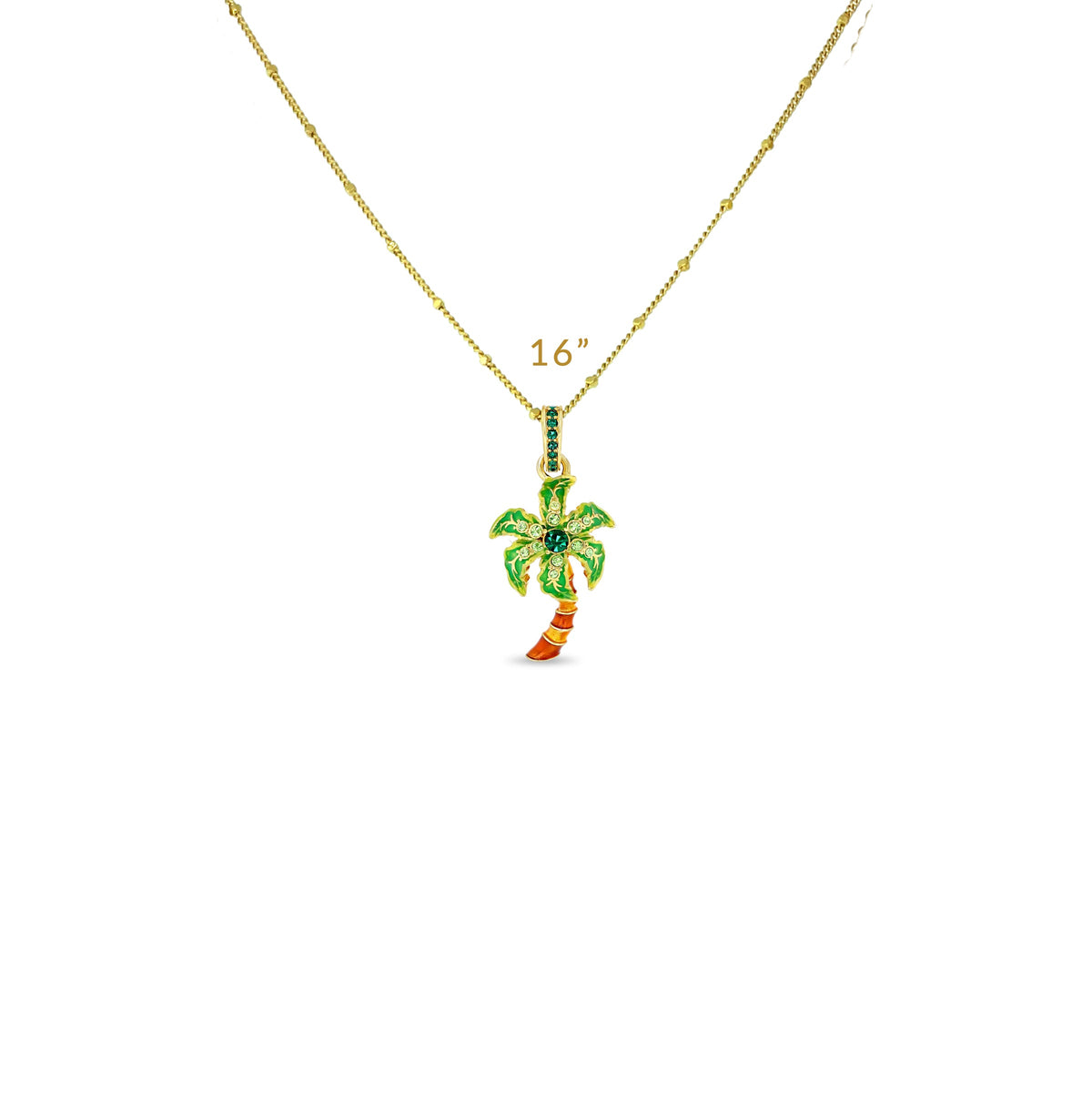 Tropical Breeze Palm Tree Enhancer Charm by Ritzy Couture