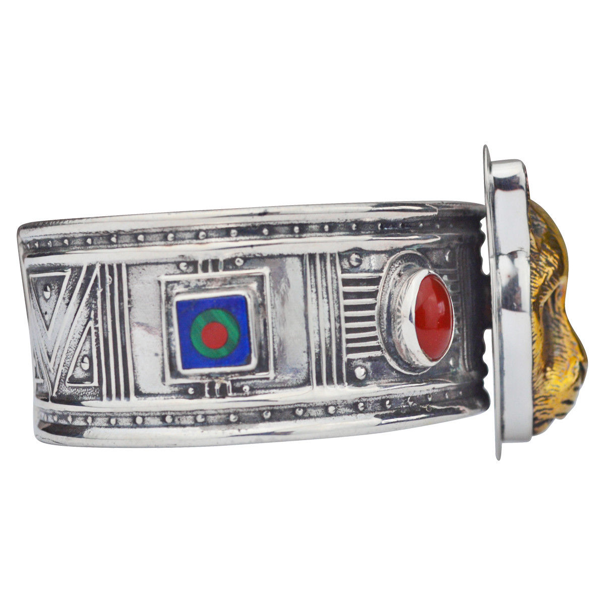 Tabra Charm Jewelry - Bronze Afghan Cuff Bracelet