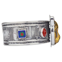 Tabra Charm Jewelry - Bronze Afghan Cuff Bracelet