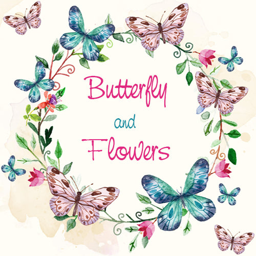 Butterfly and Flowers Jewelry
