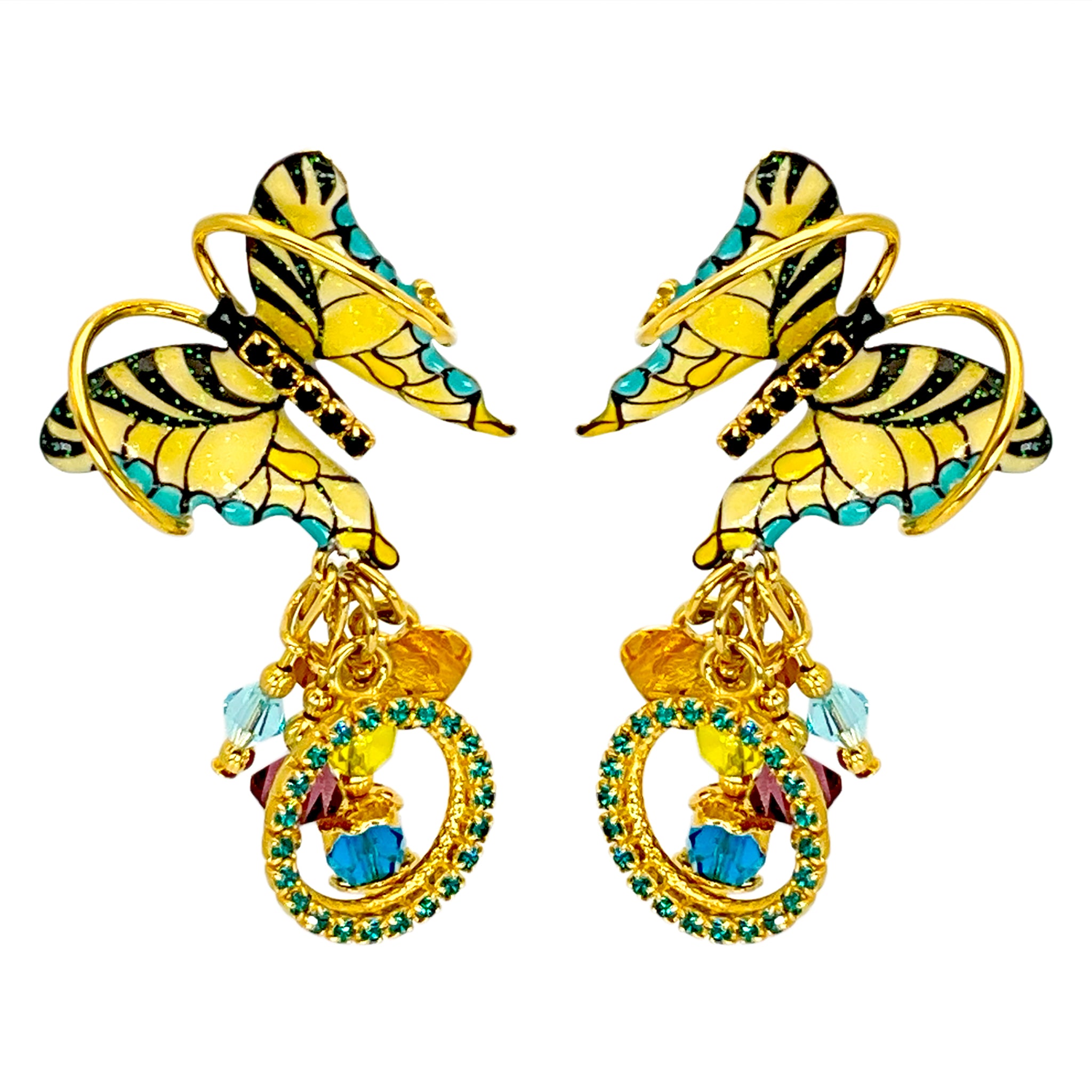 Lunch At The Ritz Azsnacka Aztec Post Earrings from sold Esme vault