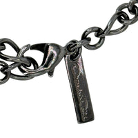 Oscar de la Renta Hematite Plated Crystal Pearl Multi-Stone Statement Necklace