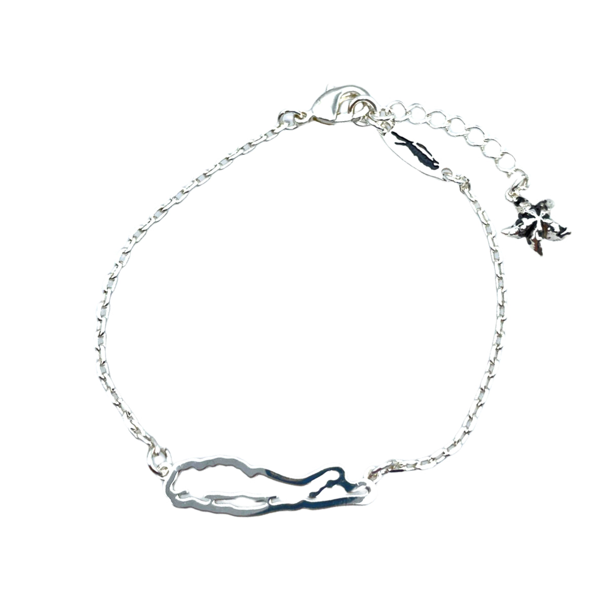 LONG ISLAND SILHOUETTE BRACELET-SILVER