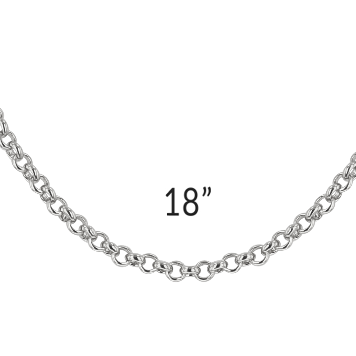 Ritzy Couture DeLuxe Luxury Necklace Chains For Charms - Fine Silver Plating