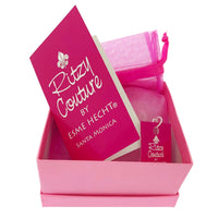 Fuchsia -Locket Full of Love- Valentine Necklace by Ritzy Couture DeLuxe -18k Gold Plating