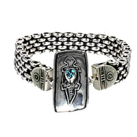 Tabra Jewelry 925 Sterling Silver & Turquoise Lizard Connector Charm - 00K625