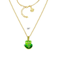 Leprechaun St Patricks Enhancer Charm by Ritzy Couture DeLuxe- 18k Gold Plating