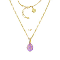 Lavender Easter Egg Enhancer Charm by Ritzy Couture DeLuxe-18K Gold Plating