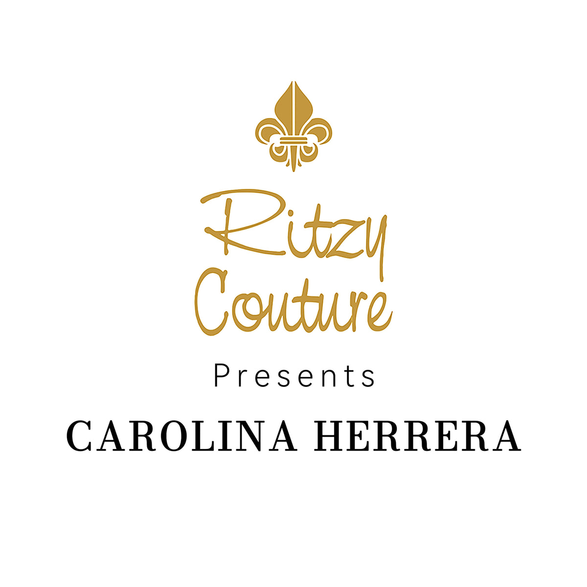 Carolina Herrera Gold Plate White Enamel Multi-Flower Black Crystal Bib Necklace