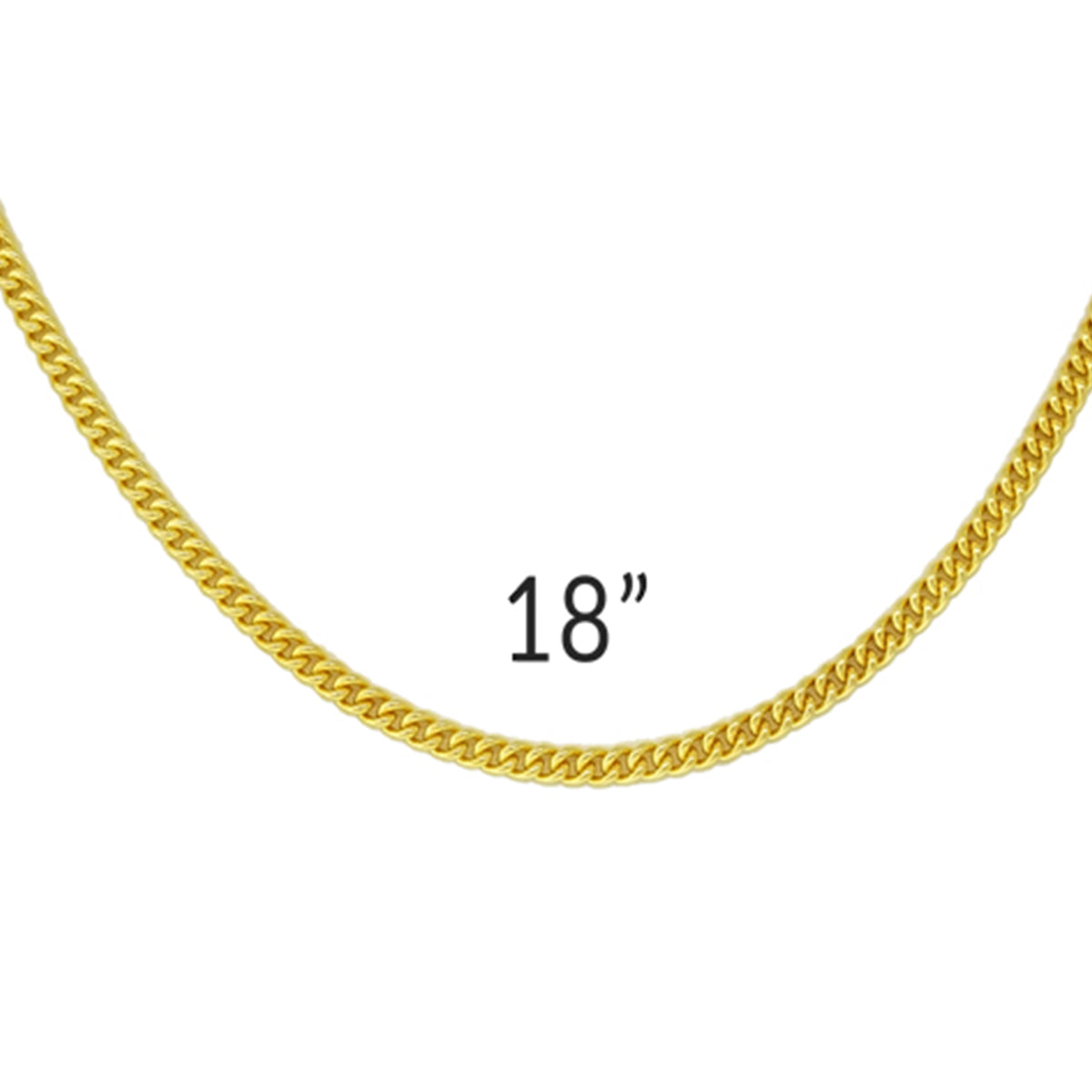 Ritzy Couture DeLuxe Luxury Necklace Chains For Charms - 22k Gold Plating