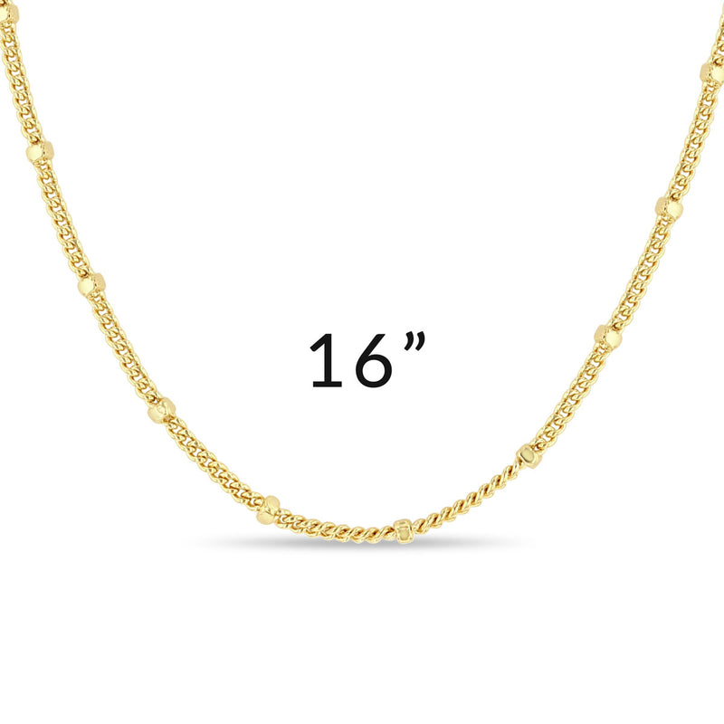 Ritzy Couture DeLuxe Luxury Necklace Chains For Charms   - 22k Gold Plating