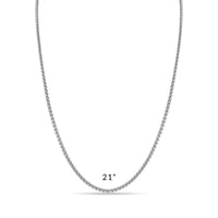 Ritzy Couture DeLuxe Luxury Necklace Chains For Charms - Fine Silver Plating