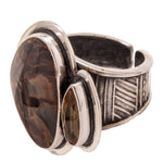 Tabra Jewelry | Sterling Silver Pietersite & Citrine Ring
