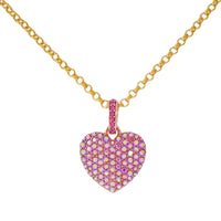 Rose AB Crystal Reversible Heart Valentines Charm by Ritzy Couture DeLuxe-Rose Gold Plating